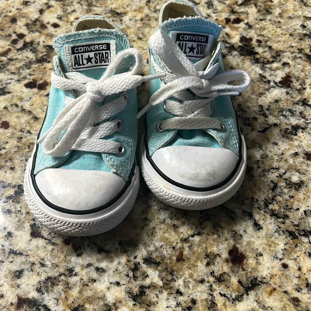 Teal Converse Sneakers Sz 7